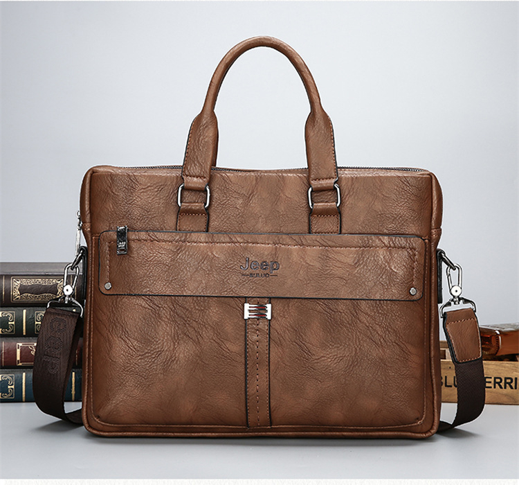 Jeep Tas Selempang Jinjing Messenger Bag Kulit Maskulin Pria - PI9616-3